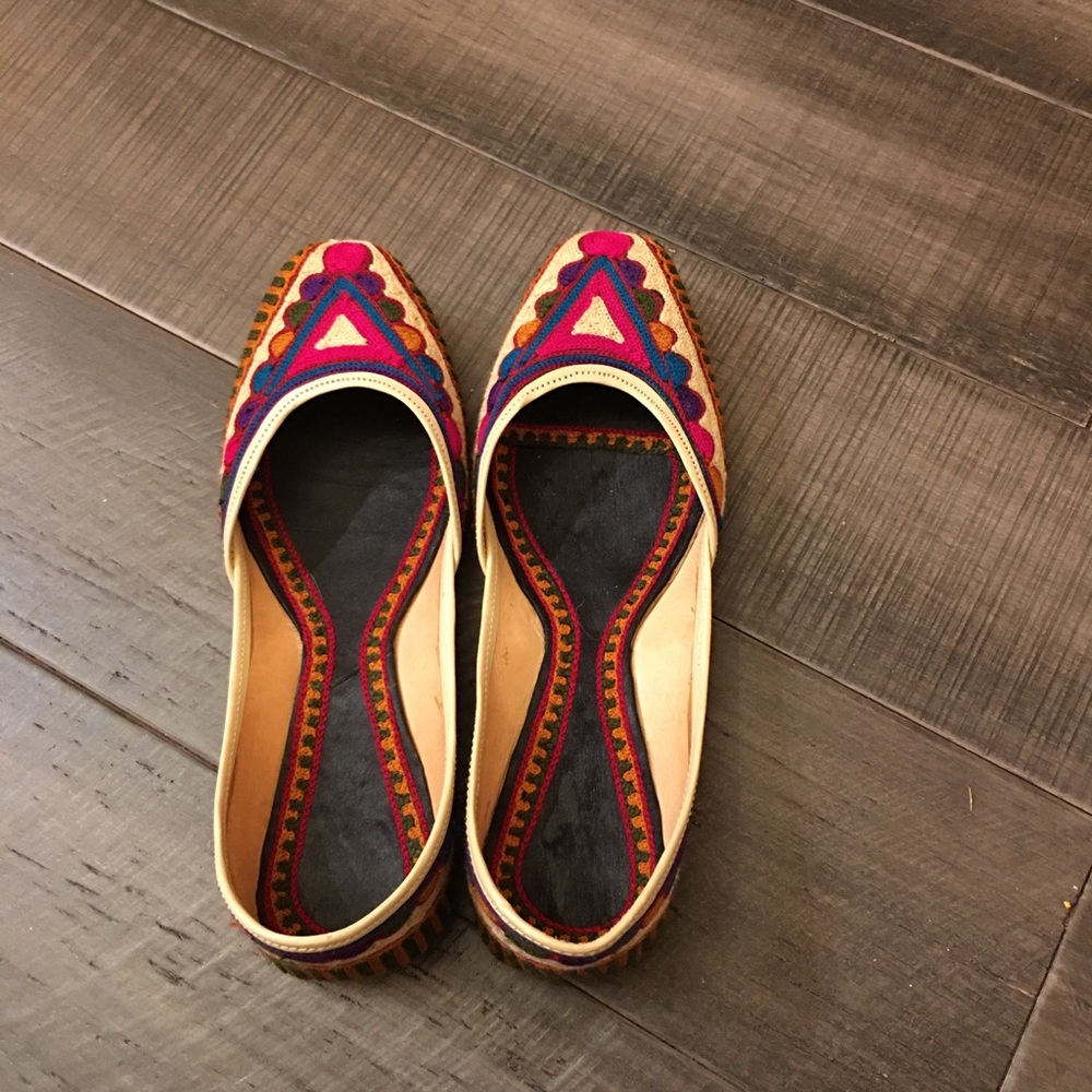 Fuchsia handcrafted one-of-a-kind Ballet Shoes